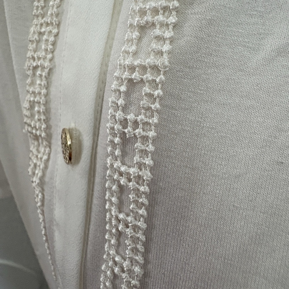 NWT Anne Klein Womens Blouse Button Front Shirt Small Logo Buttons - Picture 13 of 16
